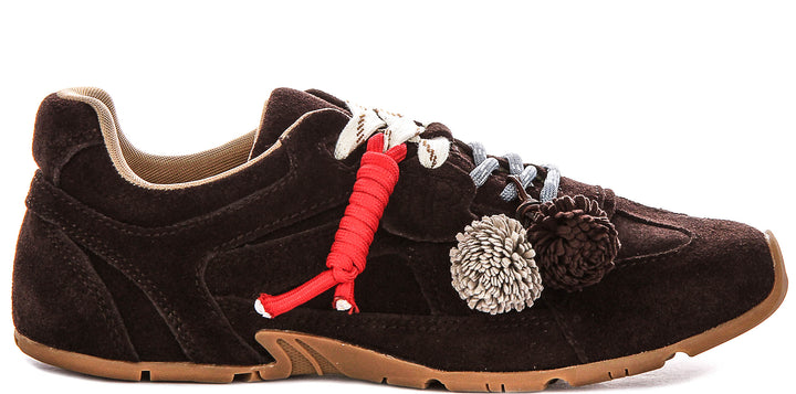 Jodi Low Profile Shoes  In Brown