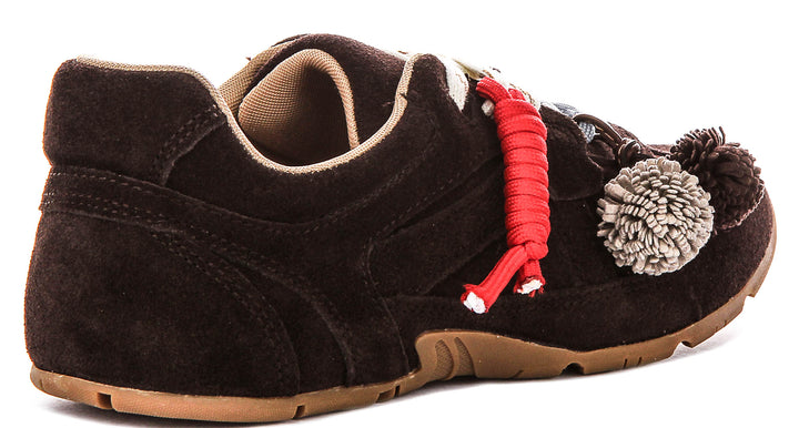 Jodi Low Profile Shoes  In Brown