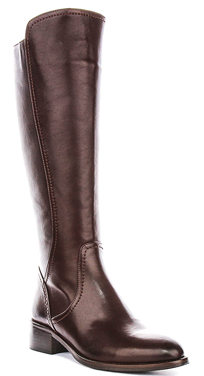 Eden Riding Boots In Brown