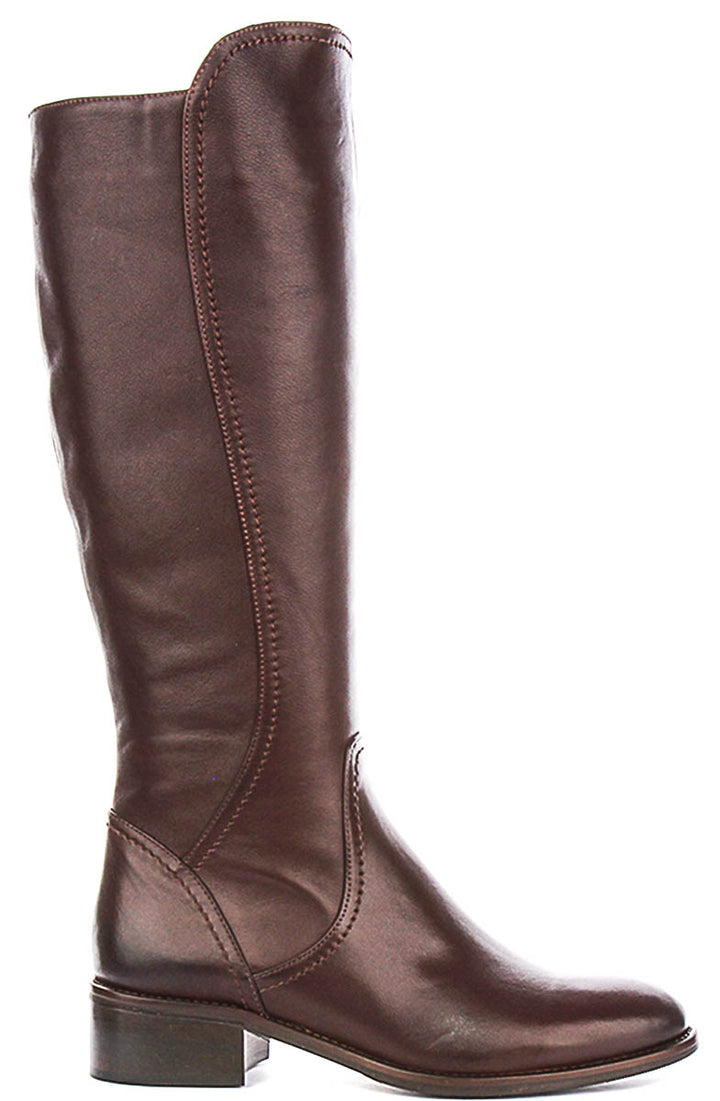 Eden Riding Boots In Brown