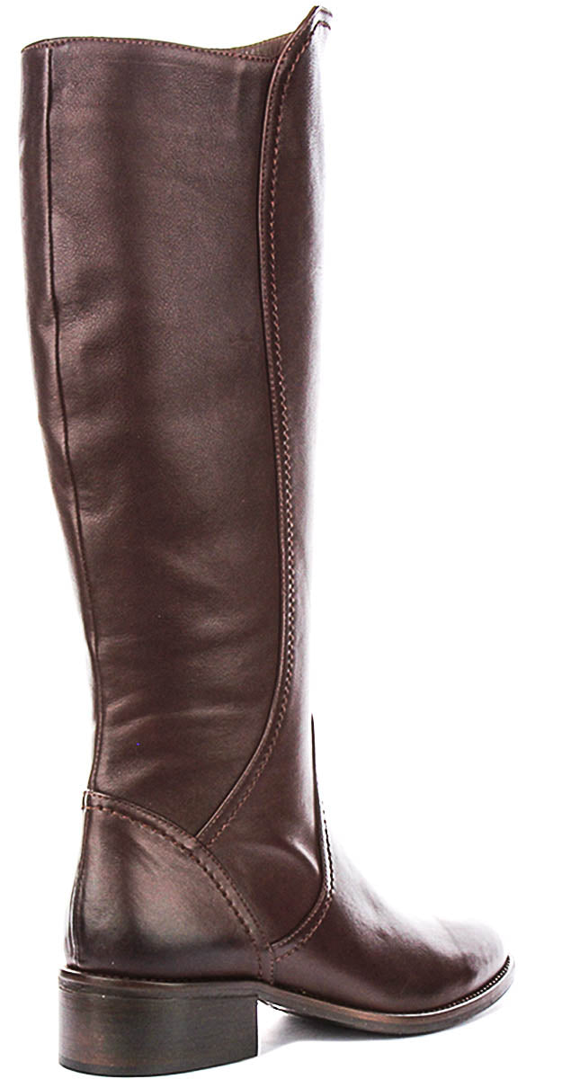Eden Riding Boots In Brown