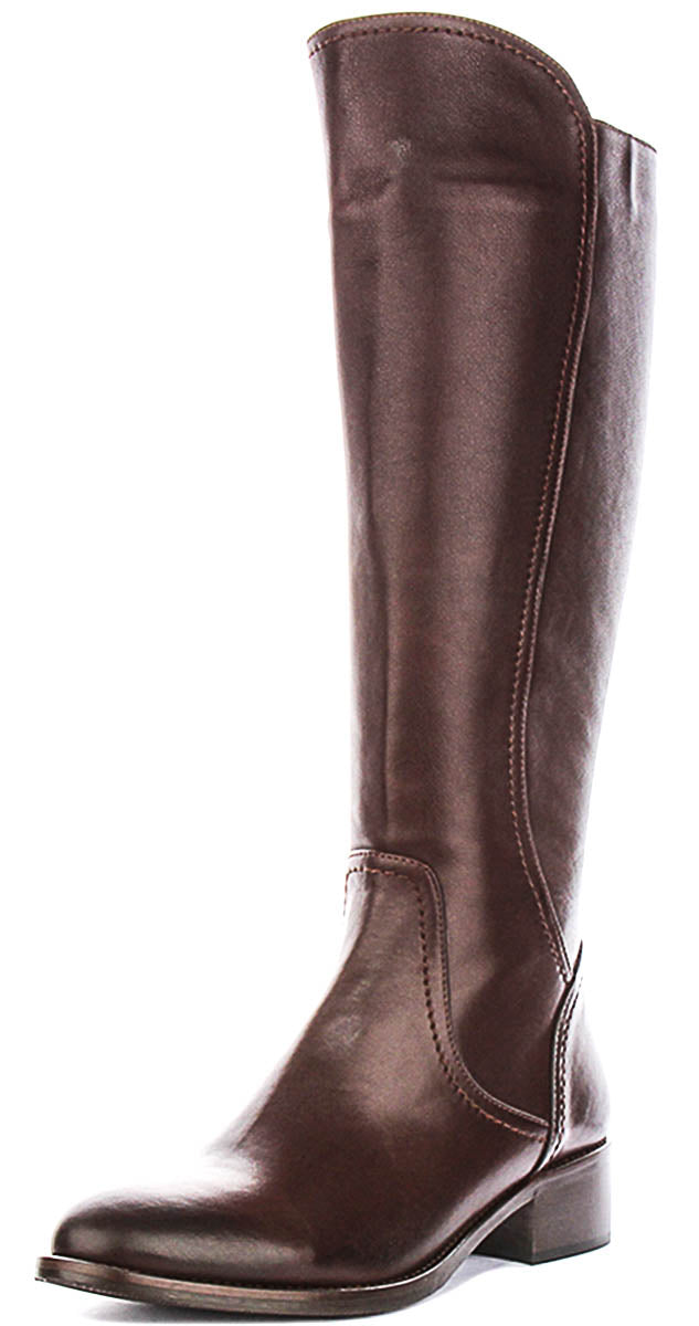 Eden Riding Boots In Brown