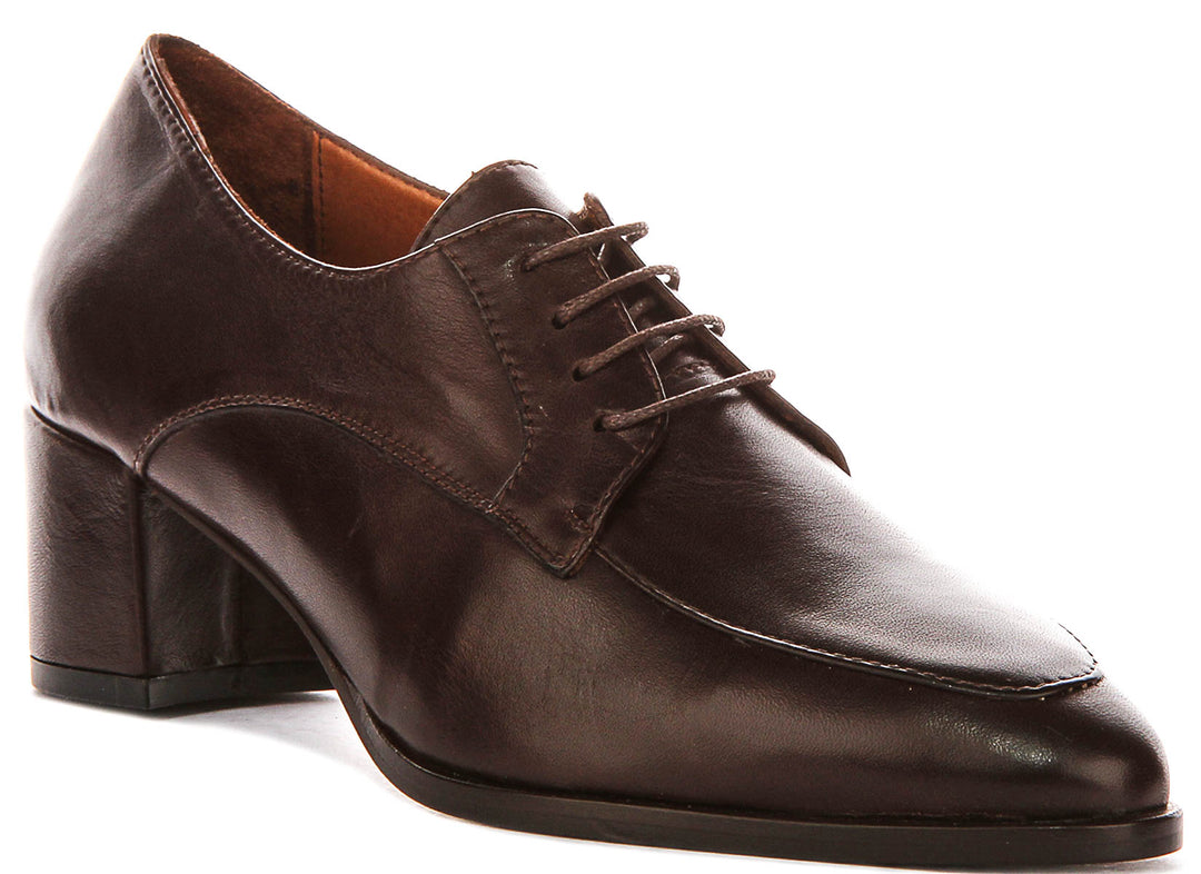 Lynn Heel Shoes In Brown