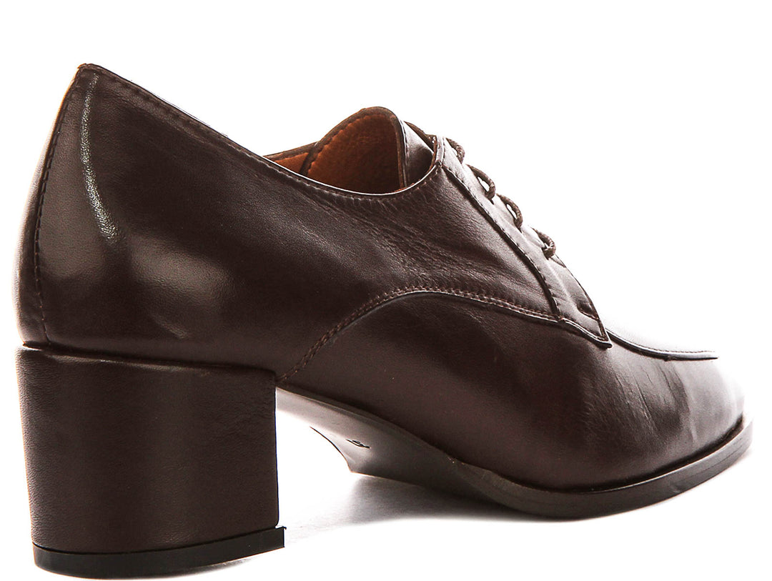 Lynn Heel Shoes In Brown