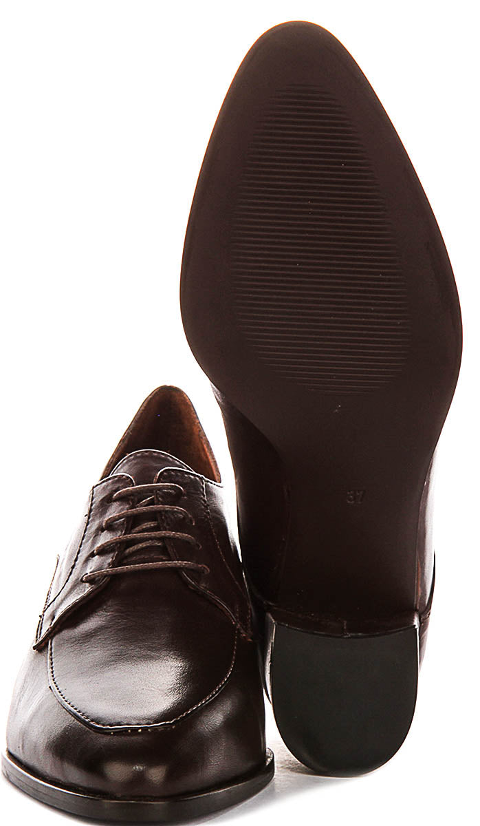Lynn Heel Shoes In Brown