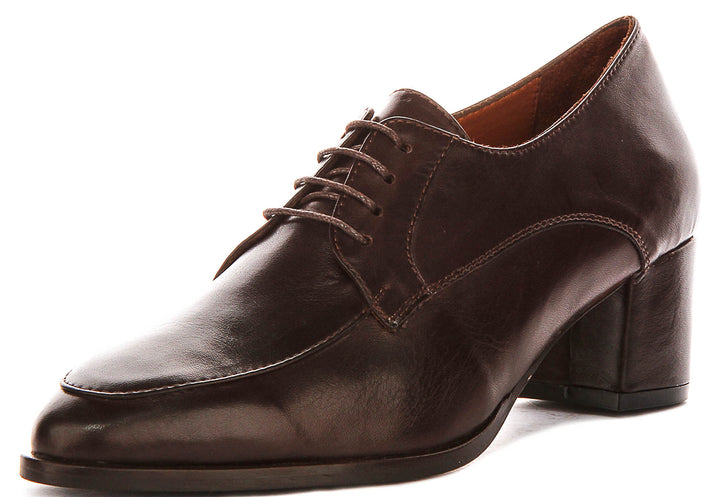 Lynn Heel Shoes In Brown