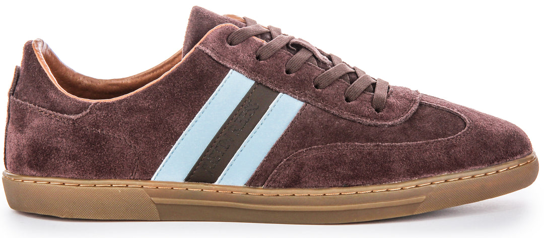 Hellion Trainers In Brown Blue