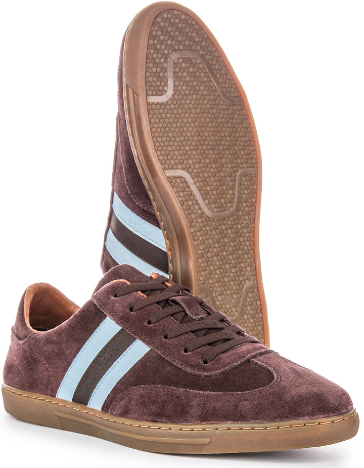 Hellion Trainers In Brown Blue