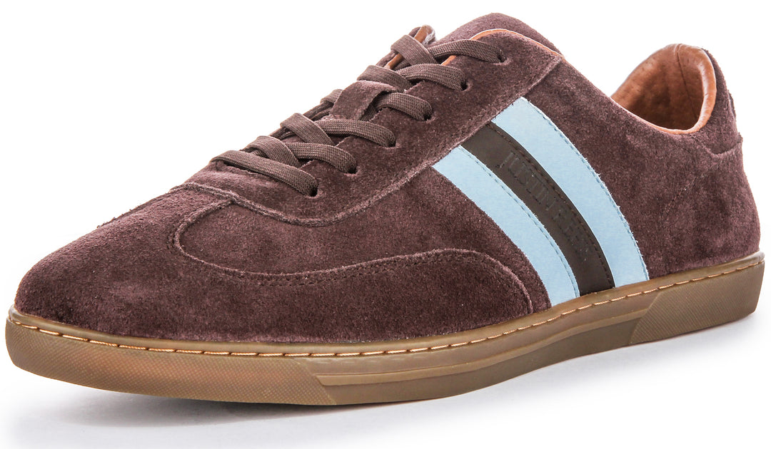 Hellion Trainers In Brown Blue