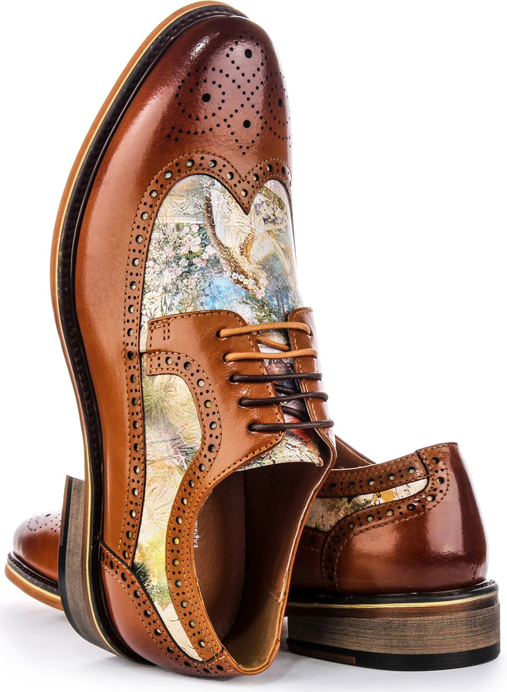 Scott In Brown Leather Brogues