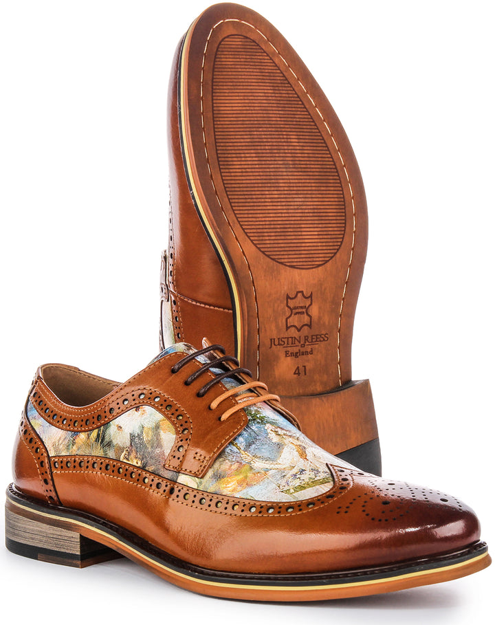 Scott In Brown Leather Brogues