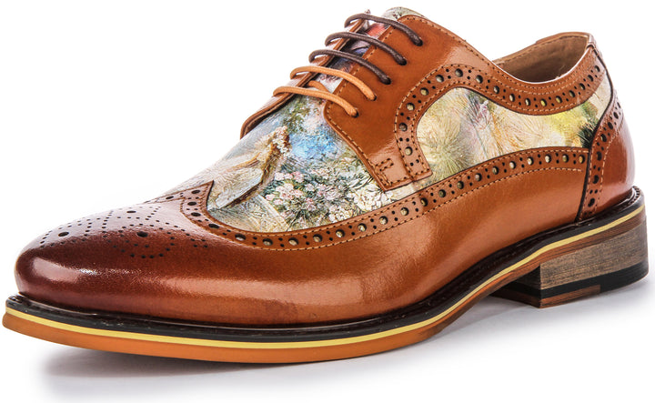 Scott In Brown Leather Brogues