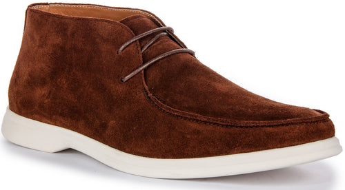 Grant Desert Boots In Brown Suede