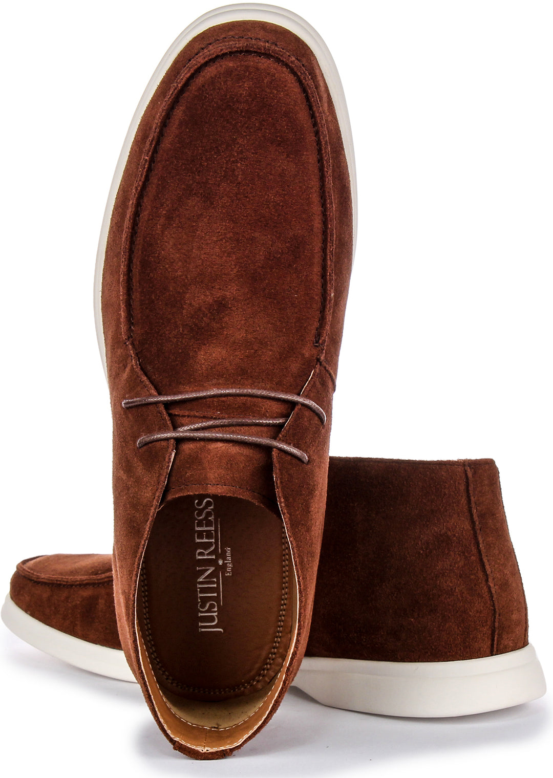 Grant Desert Boots In Brown Suede