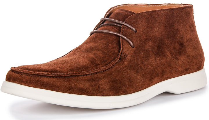 Grant Desert Boots In Brown Suede