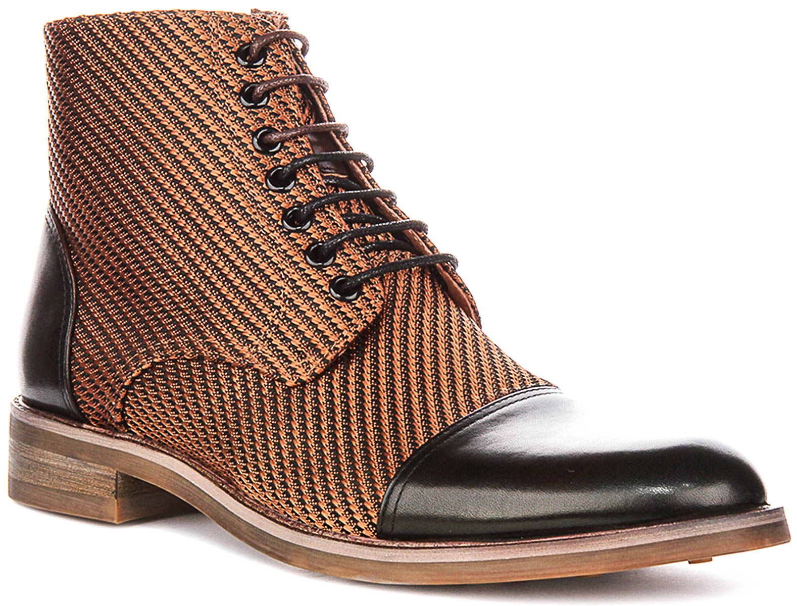 JUSTINREESS Pete In Choco Brown For Men | Lace up Brown Boots – Justin ...