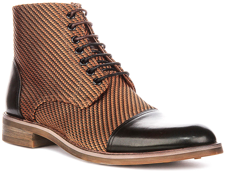 Pete In Choco Brown Oxford Boots