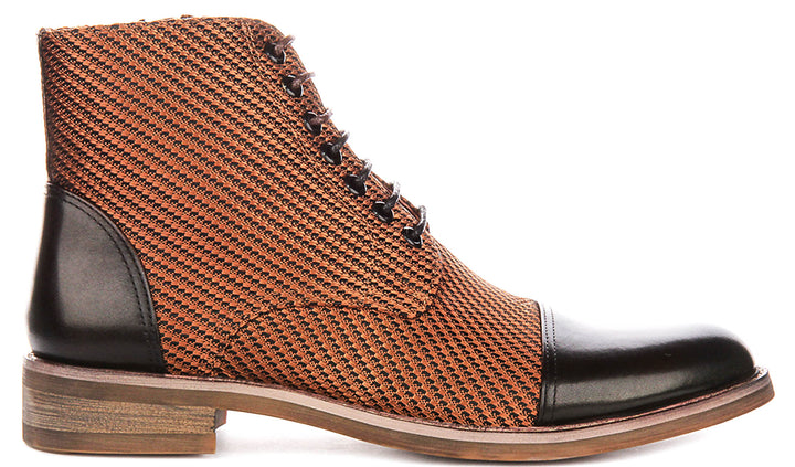 Pete In Choco Brown Oxford Boots