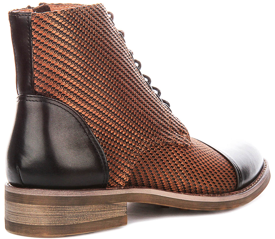 Pete In Choco Brown Oxford Boots