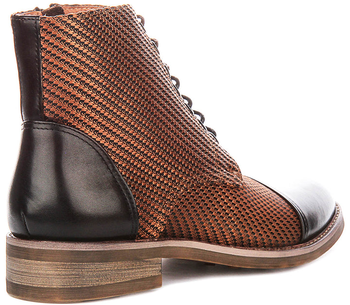 Pete In Choco Brown Oxford Boots