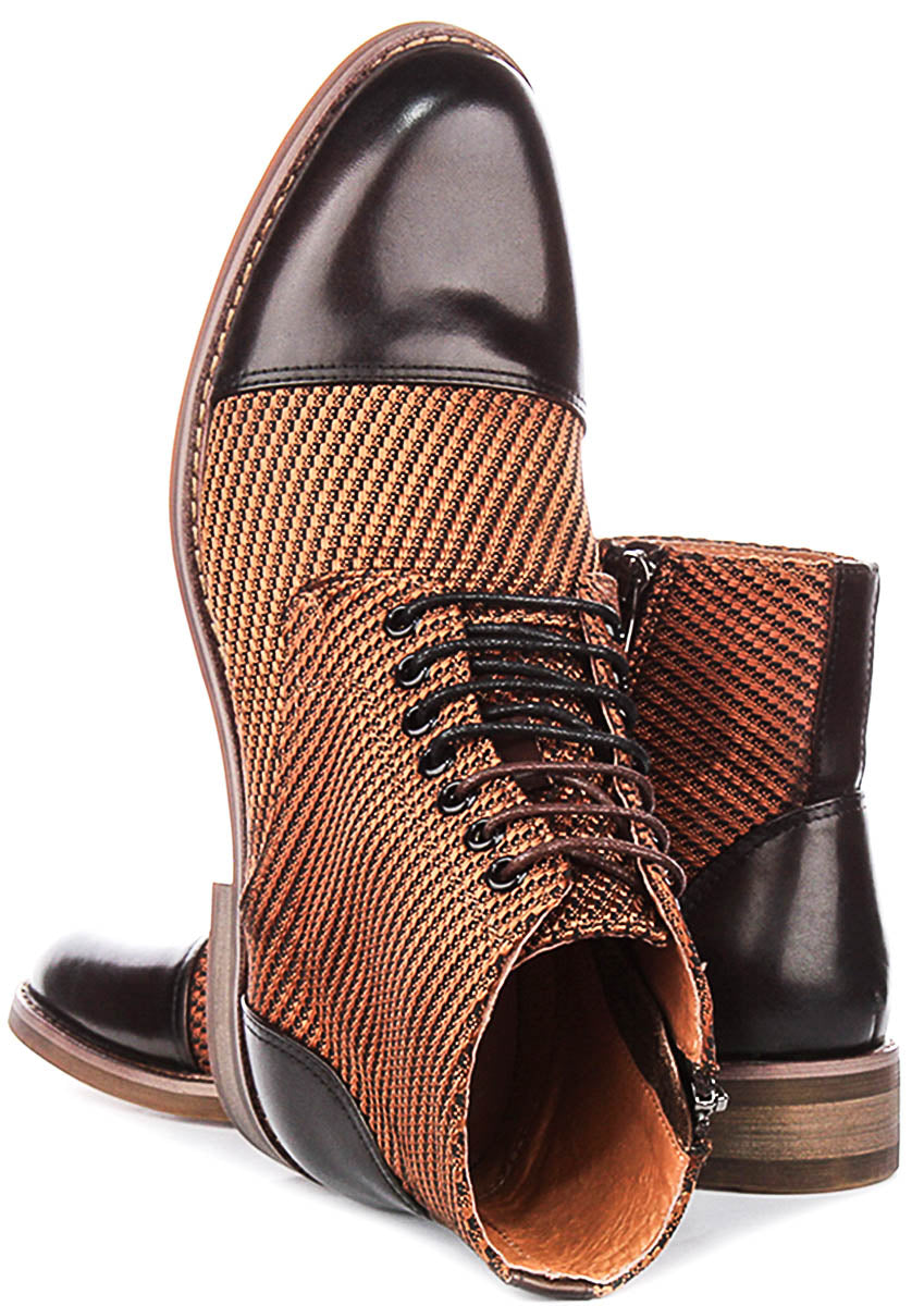 Pete In Choco Brown Oxford Boots