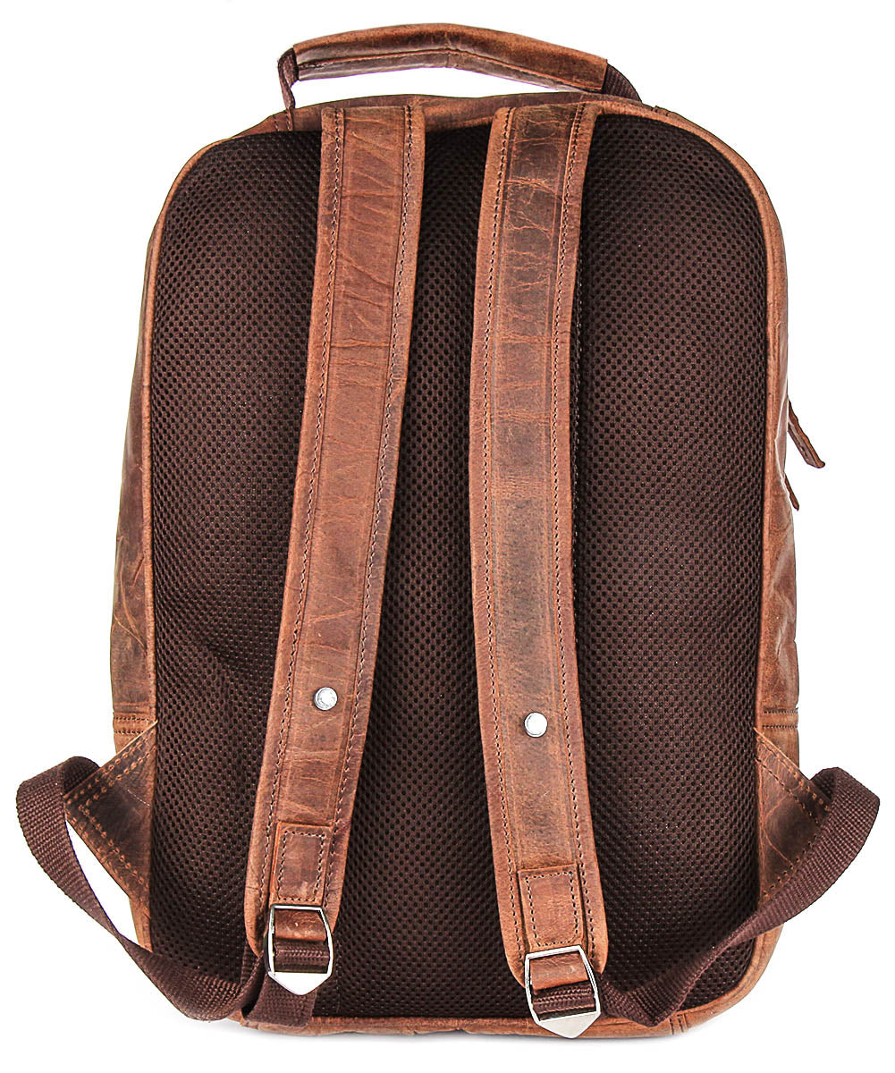 Heritage Rover Backpacks In Cognac Leather