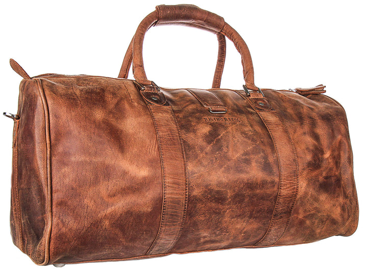 Voyager Lite Duffle Bag In Cognac