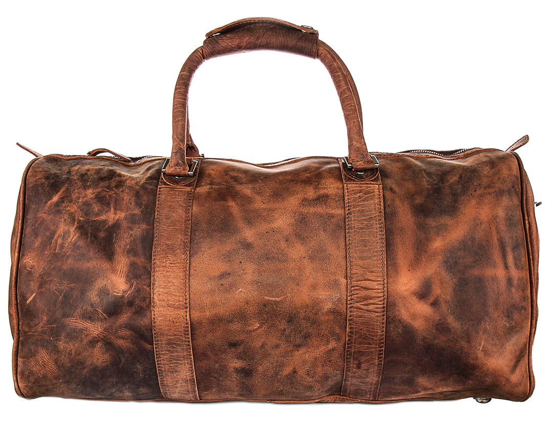 Voyager Lite Duffle Bag In Cognac