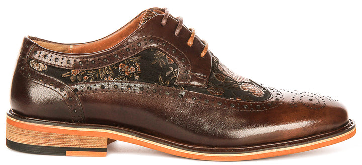 Ross Womens In Dark Brown Brogues