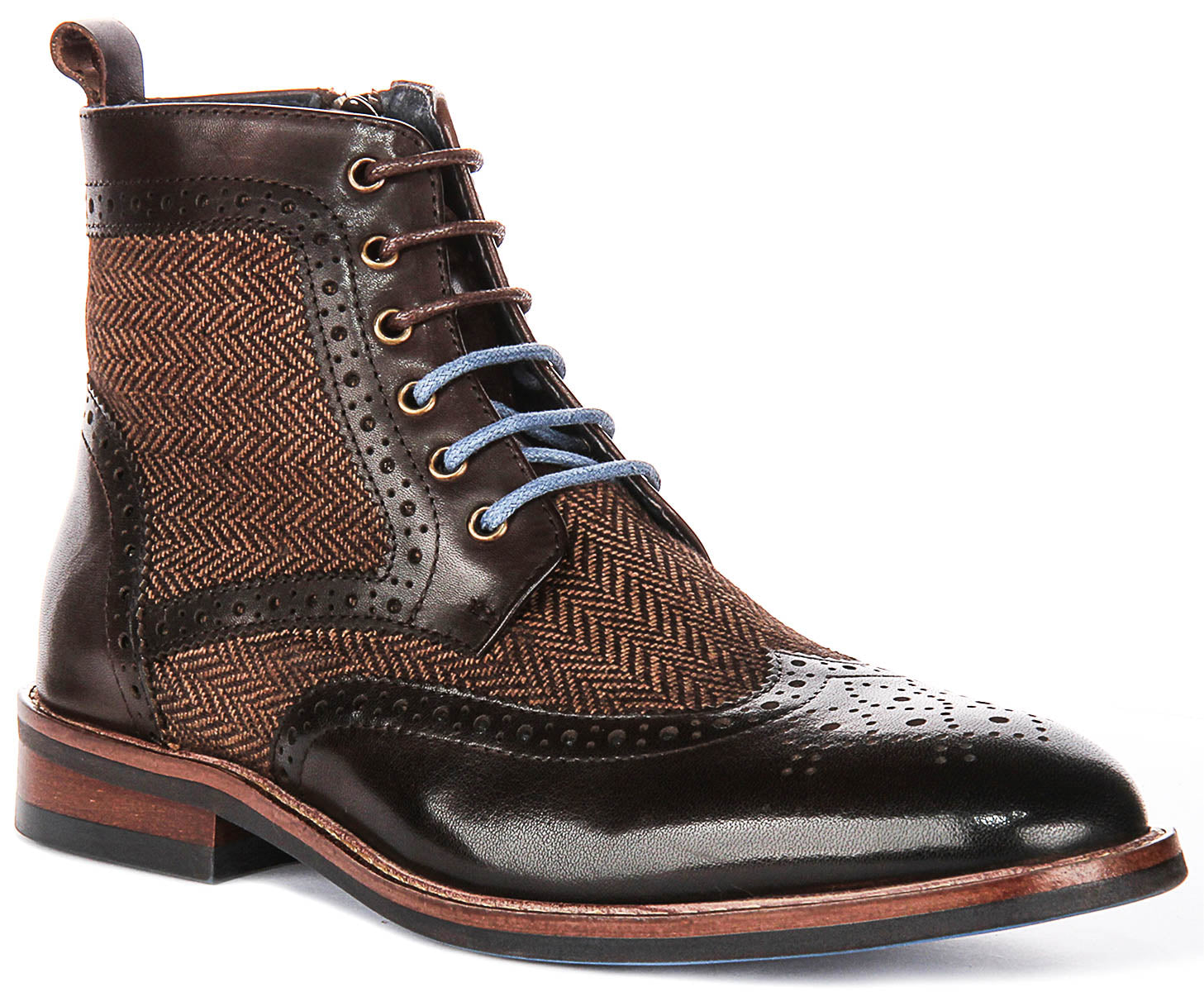 Hi Kennedy W In Dark Brown For Women | Zip Boot – Justin Reess