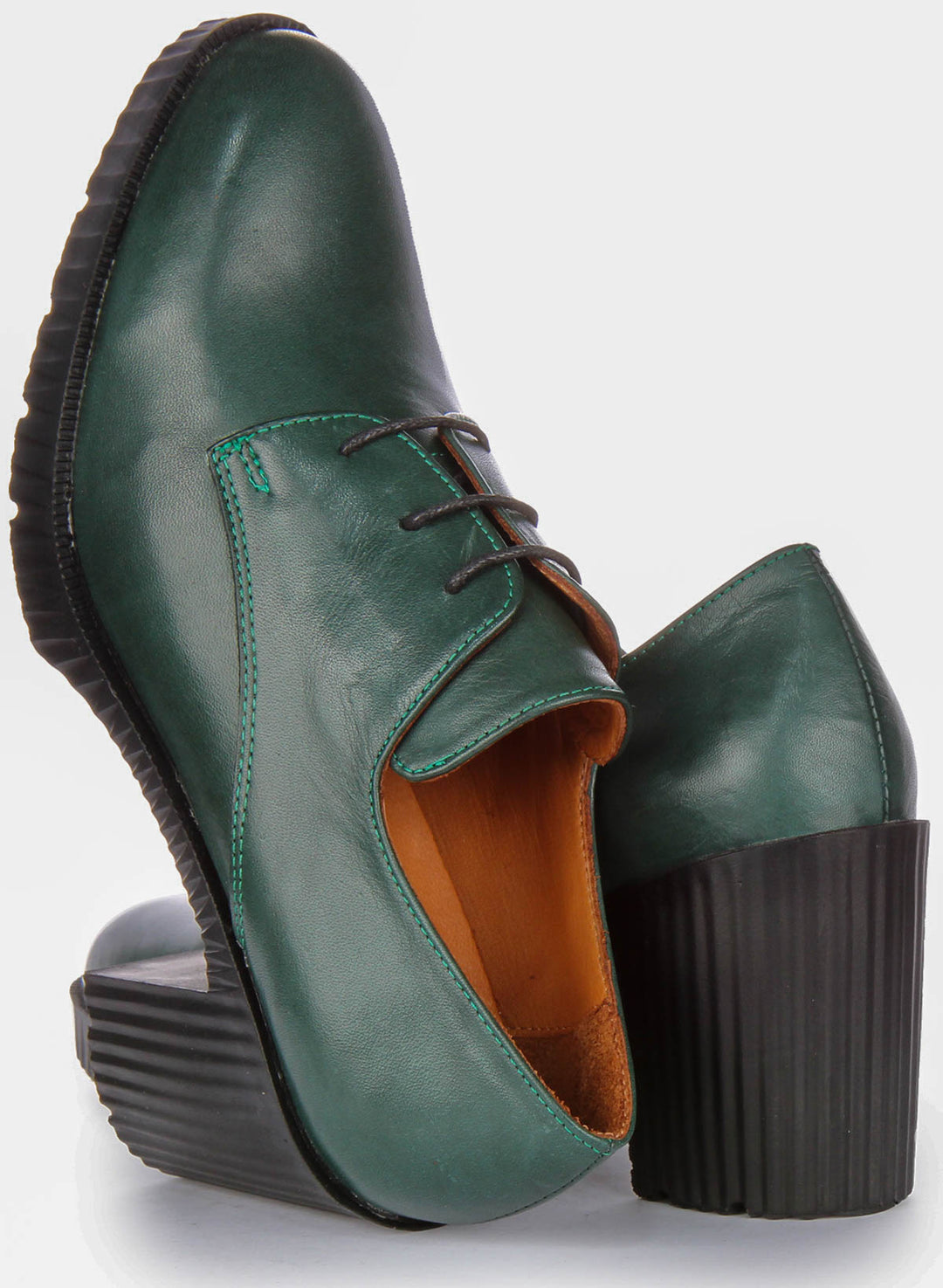 Eden Heel Shoes In Green