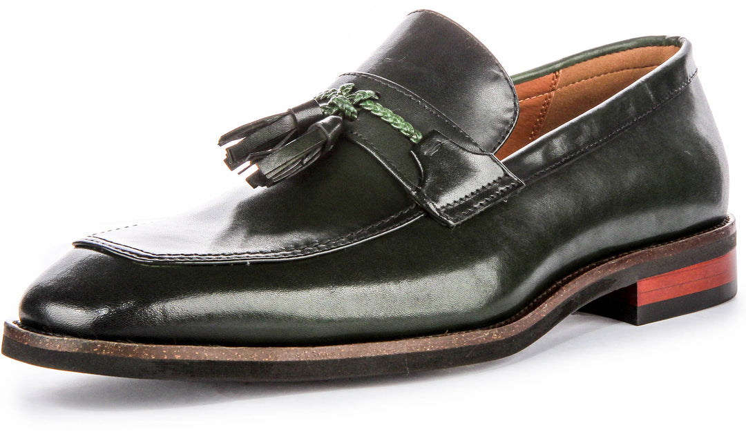 Albie In Green Loafers