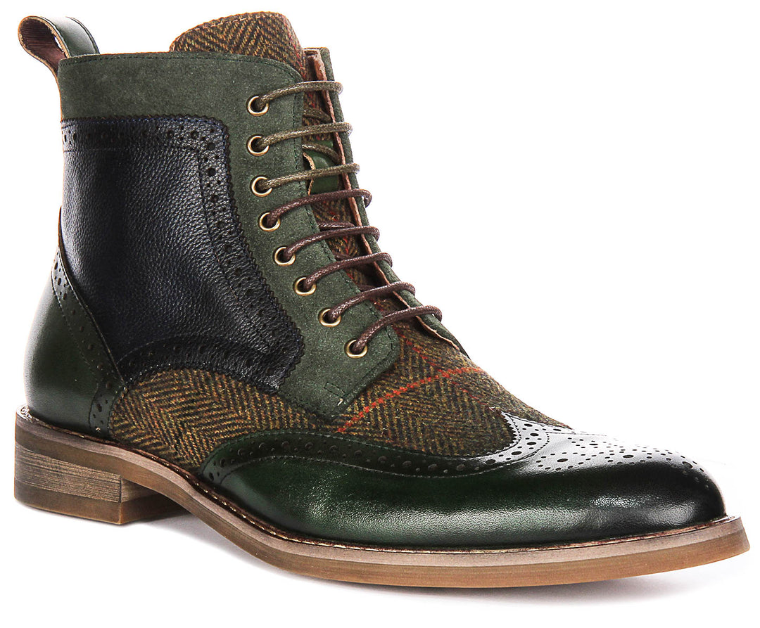 Teddy Rees Teddy In Black For Men | Oxford Toe Side Zip Boot – Justin Reess