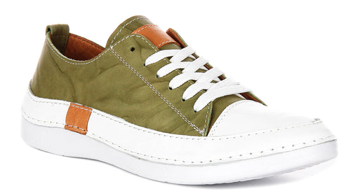 Sammy Trainers In Green Leather