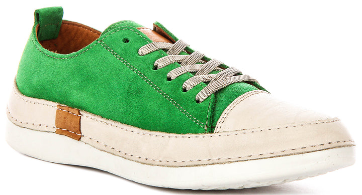 Sammy Suede Cushioned Shoes In Green