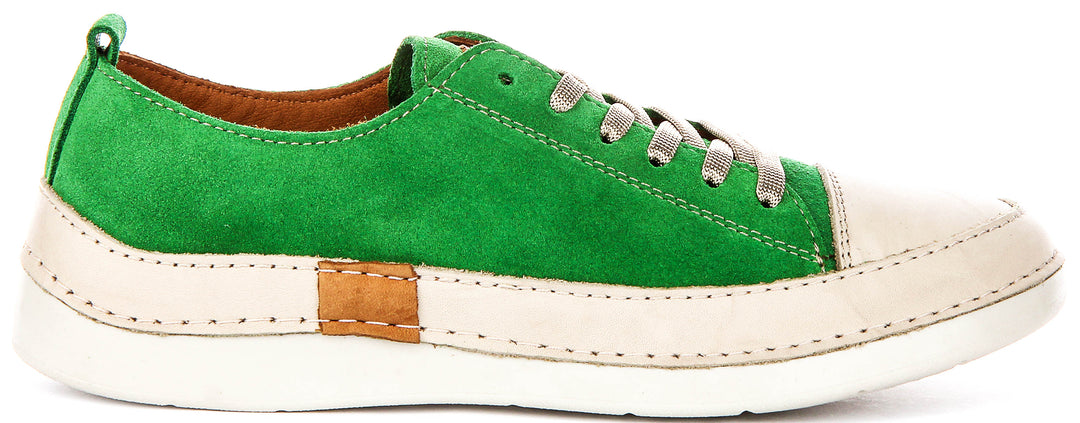 Sammy Suede Cushioned Shoes In Green