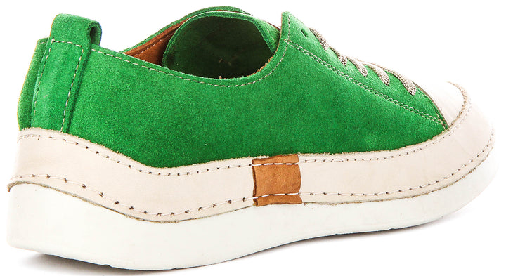 Sammy Suede Cushioned Shoes In Green
