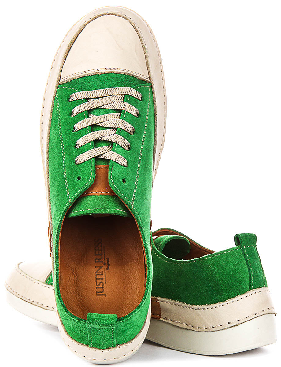 Sammy Suede Cushioned Shoes In Green