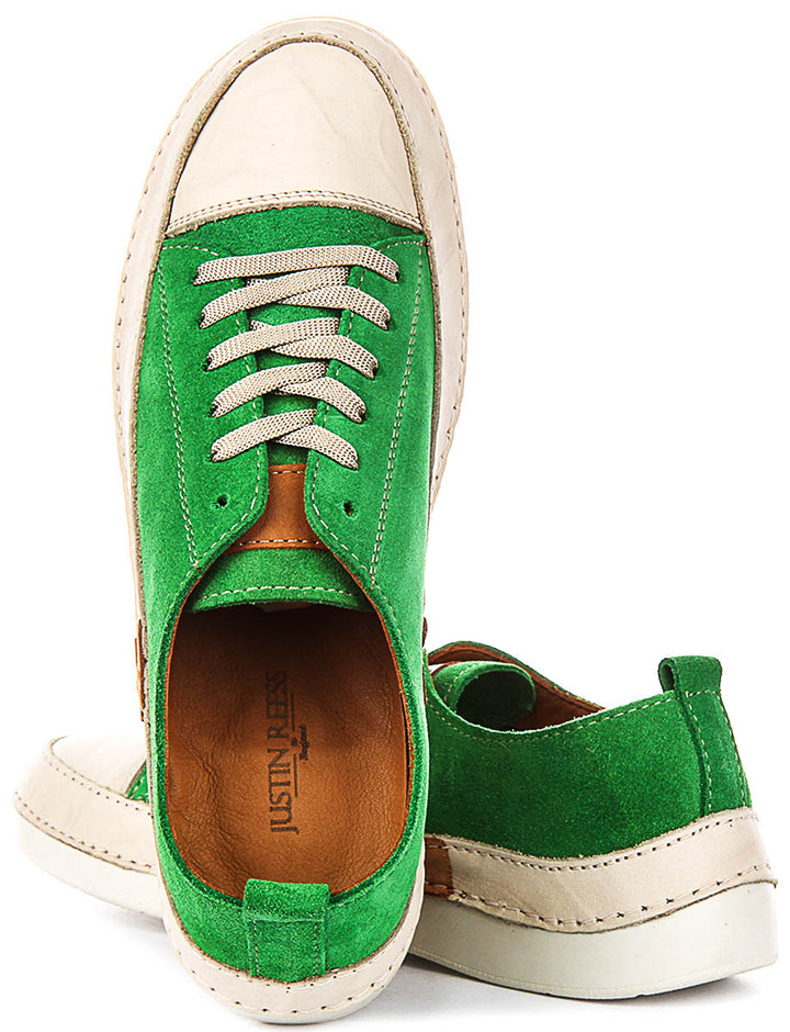 Sammy Suede Cushioned Shoes In Green