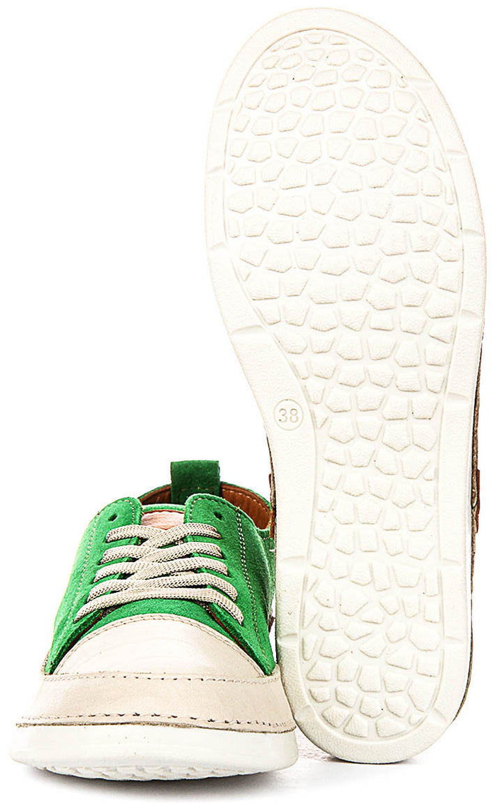 Sammy Suede Cushioned Shoes In Green