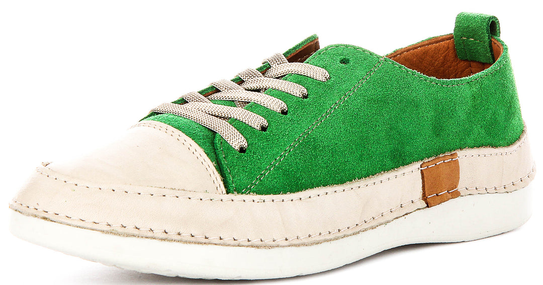Sammy Suede Cushioned Shoes In Green
