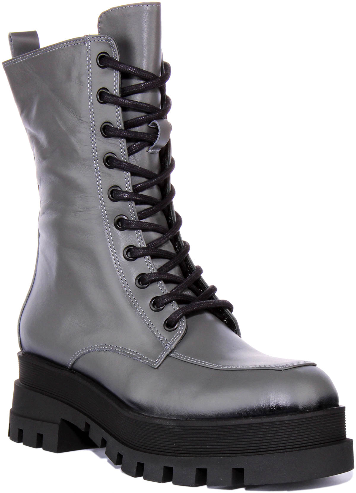 Grey military boots womens hotsell