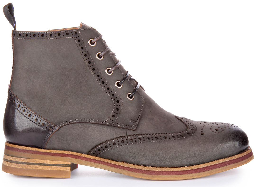 Reid Ankle Boots In Grey