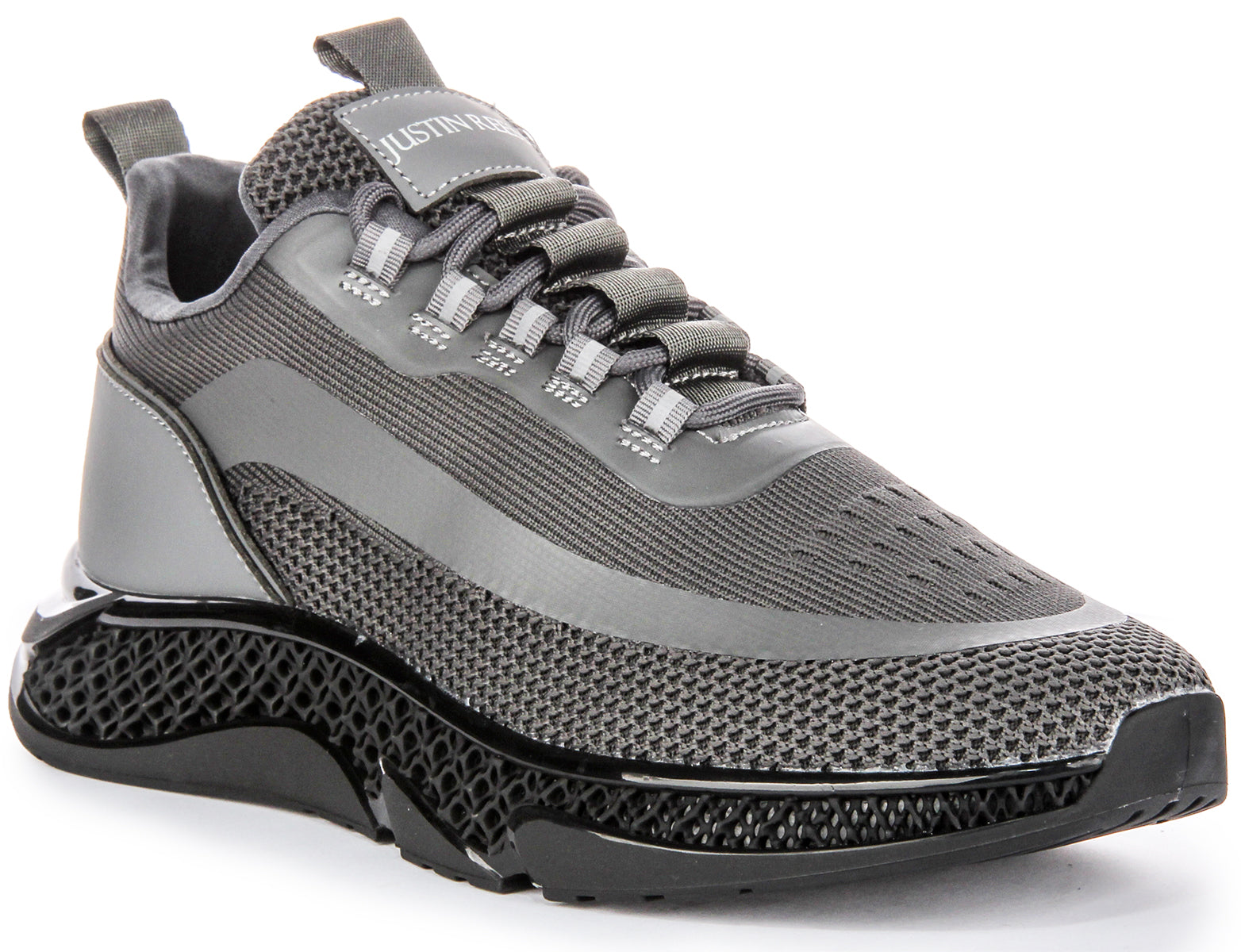 JUSTINREESS Mens Lace Up Smart Running Style Trainers – Justin Reess