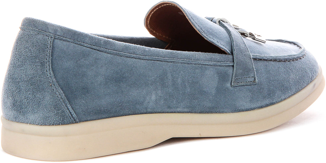 Emma Loafer In Light Blue