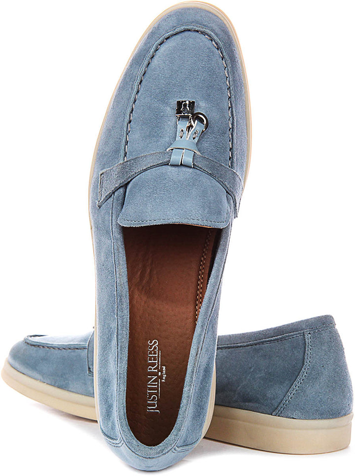 Emma Loafer In Light Blue