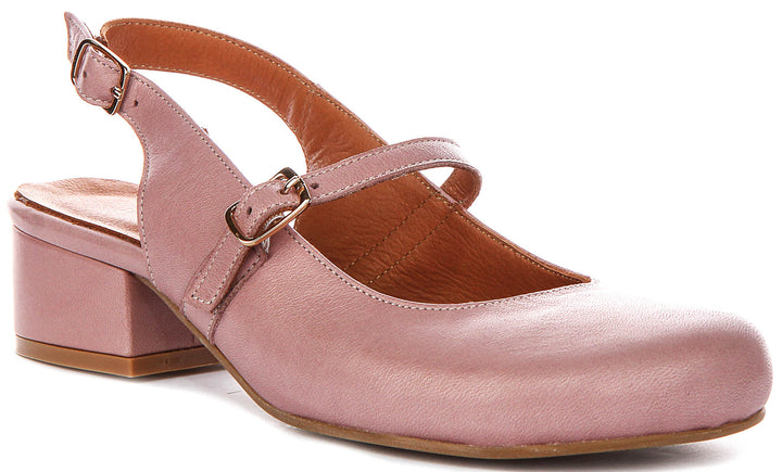 Summer Slingback Mary Jane In Light Pink