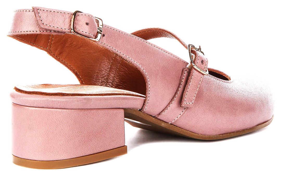 Summer Slingback Mary Jane In Light Pink