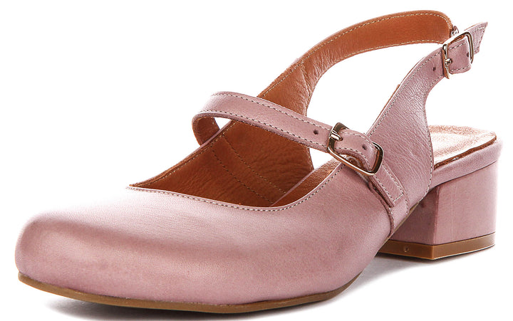 Summer Slingback Mary Jane In Light Pink