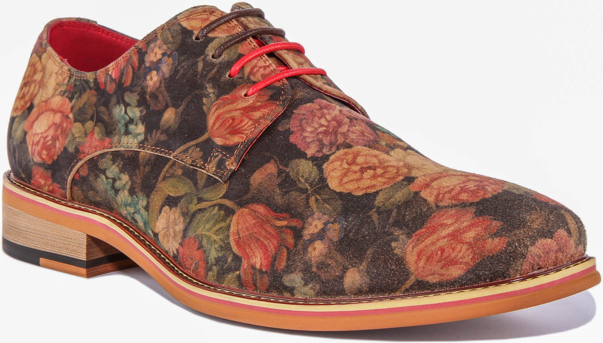 JUSTINREESS ENGLAND Ben In Multi Colour | Suede Oxford Shoes – Justin Reess